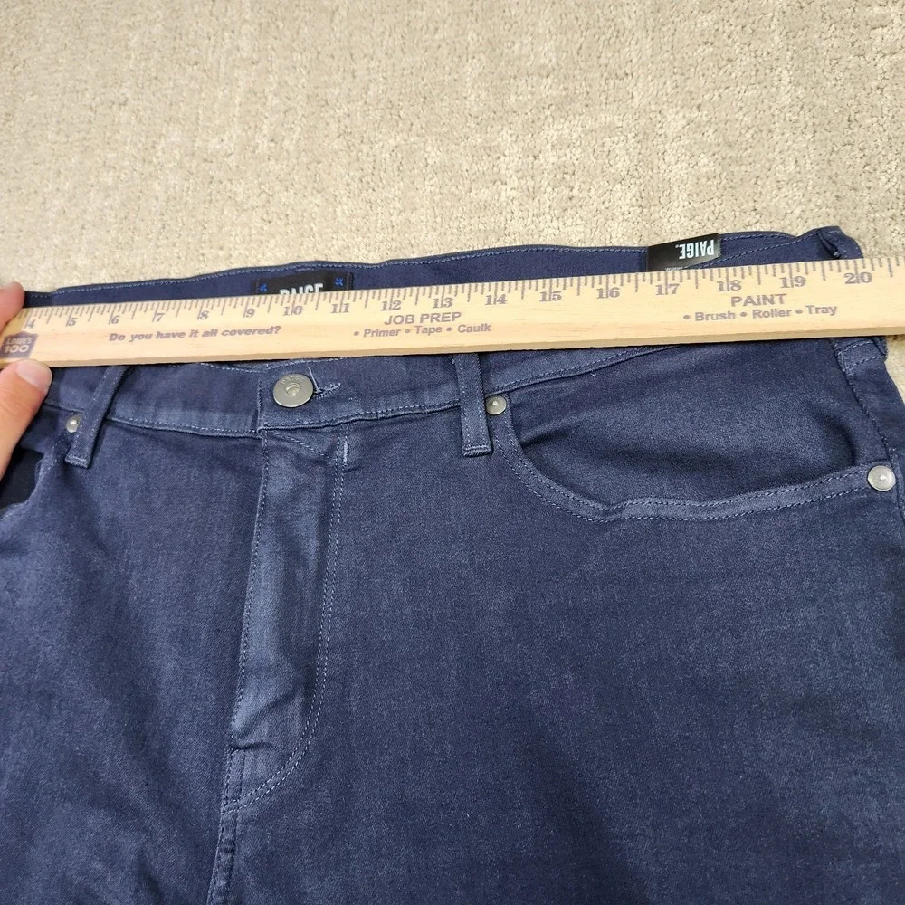 Paige Federal Jeans Men 38x34 Straight Leg Soft Stretch Denim Starless Night USA